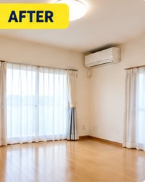 片付け後の部屋